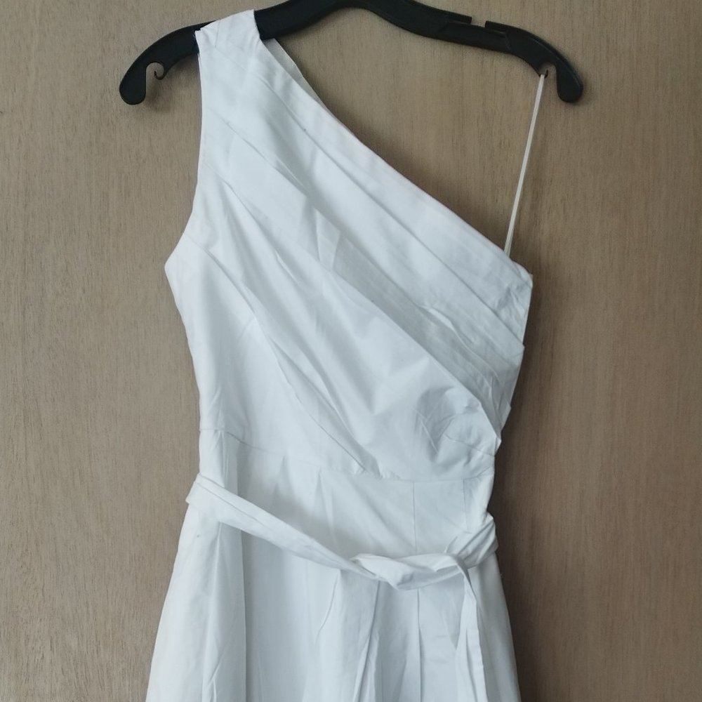 One Shoulder Cotton Dress